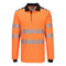 PW3 Modaflame Knit FR Poloshirt Langarm - Orange/Marine (ONR)