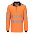 PW3 Modaflame Knit FR Poloshirt Langarm - Orange/Marine (ONR)