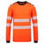 PW3 Modaflame Knit HVO FR T-Shirt Langarm - Orange/Schwarz (OBR)