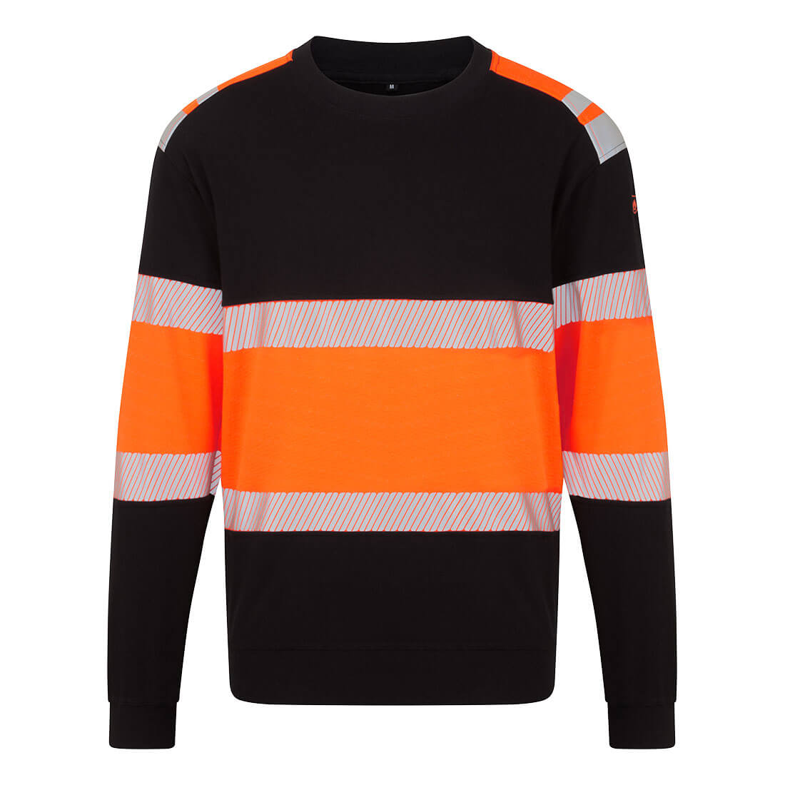 PW3 Modaflame Knit HVO FR Sweatshirt Klasse 1 - Orange/Schwarz (OBR)