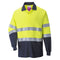 Modaflame Knit Hi-Vis  Kontrast FR Poloshirt Langarm - Gelb/Marine (YNR)