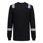 WX3 Modaflame Knit T-Shirt L/S - Schwarz (BKR)
