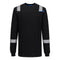 WX3 Modaflame Knit T-Shirt L/S - Schwarz (BKR)