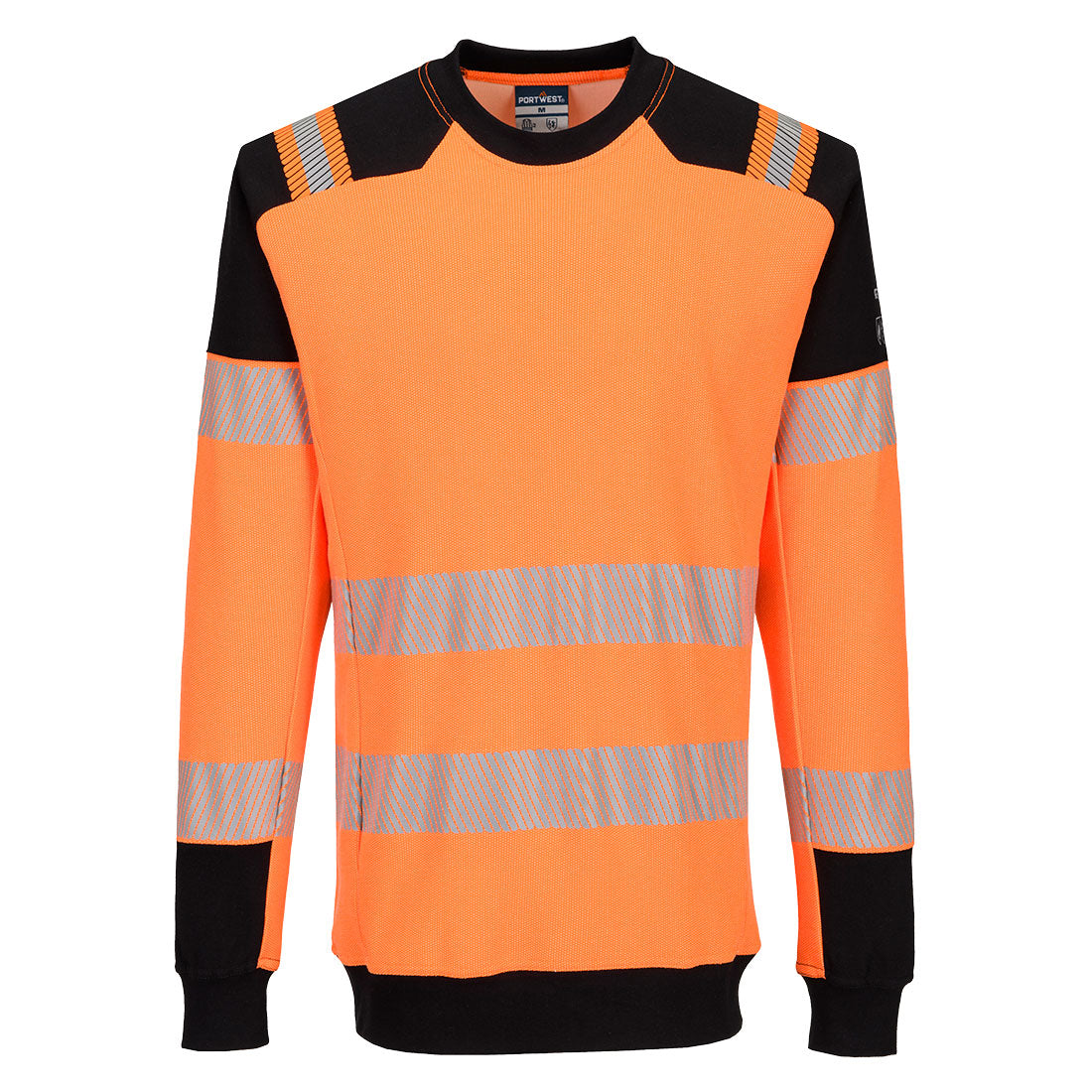 PW3 Modaflame FR Sweatshirt - Orange/Schwarz (OBR)