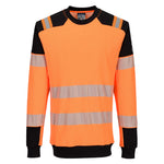 PW3 Modaflame FR Sweatshirt - Orange/Schwarz (OBR)