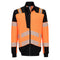 PW3 Modaflame Knit HVO FR Full Zip Sweatshirt - Orange/Schwarz (OBR)