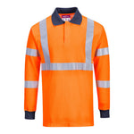 Modaflame Knit HVO FR Poloshirt Langarm - Orange (ORR)