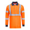 Modaflame Knit HVO FR Poloshirt Langarm - Orange (ORR)