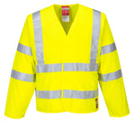 Bizflame Hi-Vis FR Weste Langarm - Gelb (YER)