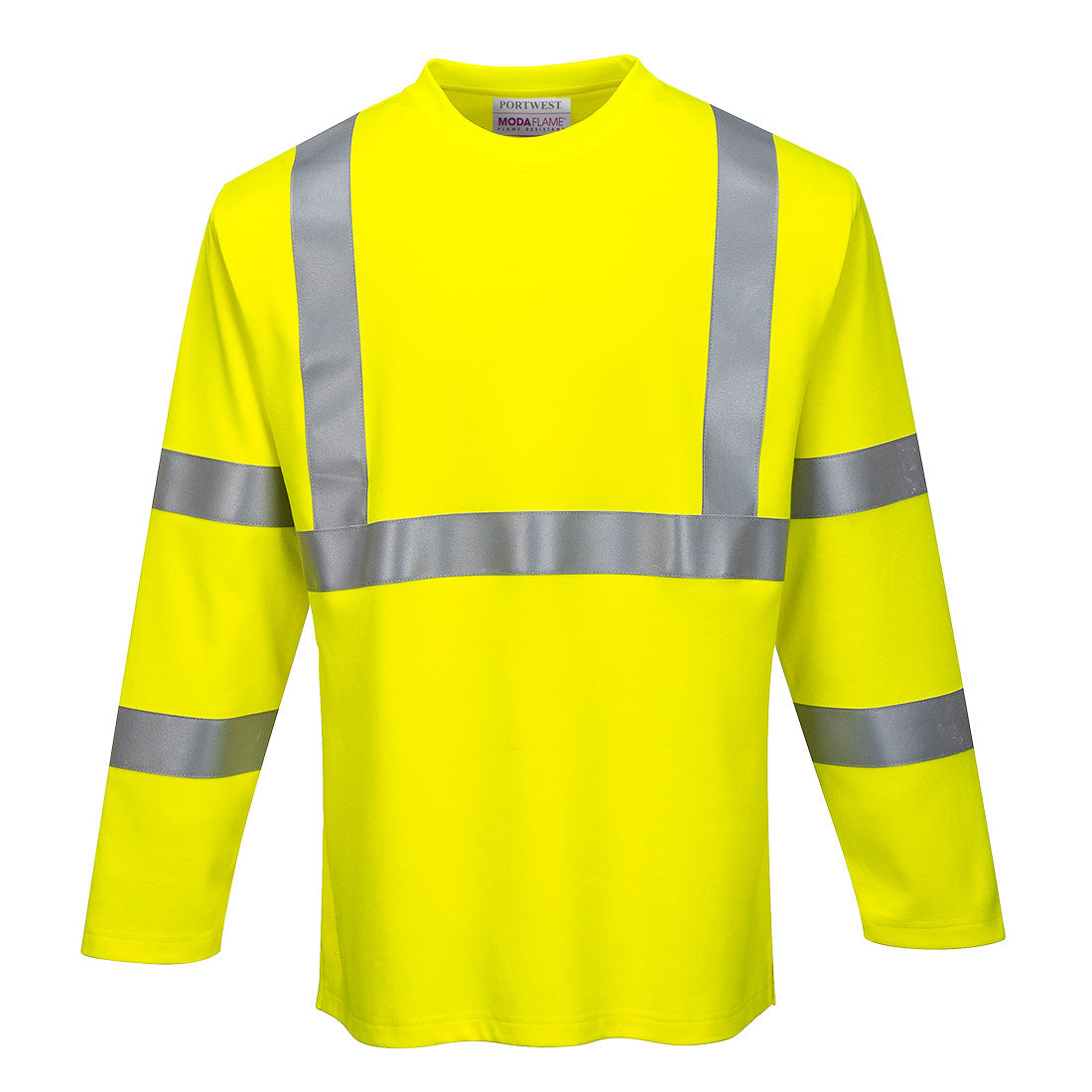 Modaflame Knit Hi-Vis FR T-Shirt Langarm - Gelb (YER)