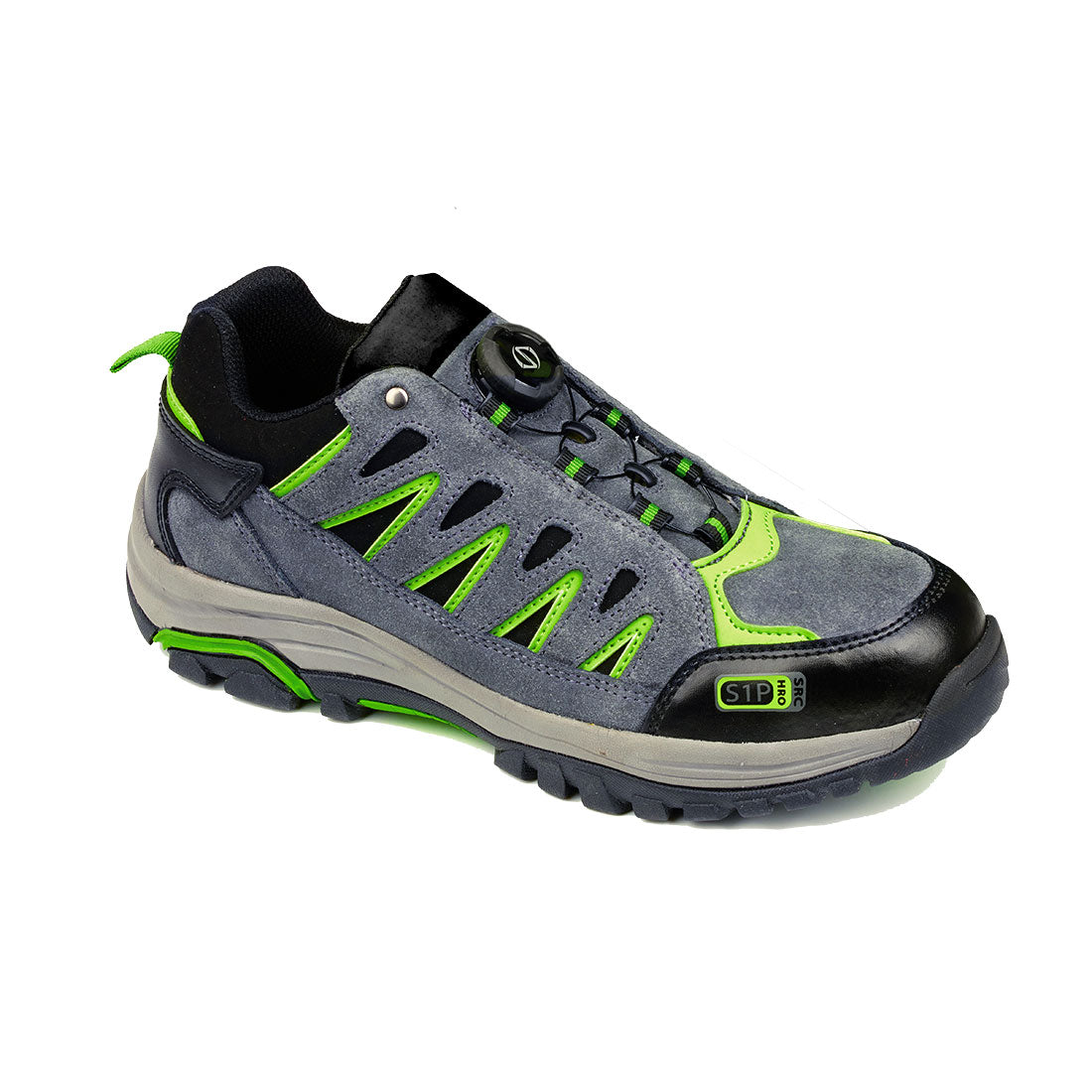 Steelite Lusum Sicherheits-Trainer S1P HRO - Grau/Grün (GGN)