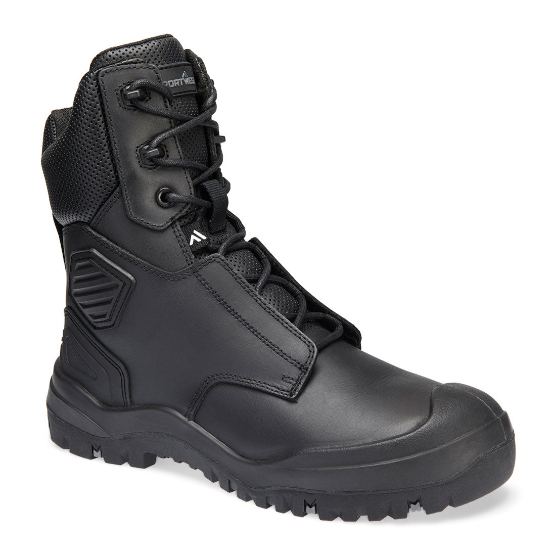 Stahl Leder Stiefelette S3 SC HRO HI CI LG SR - Schwarz (BKR)