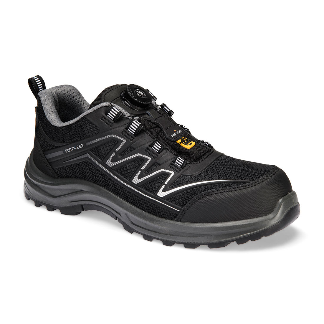 Verbundwerkstoff KPU und Mesh Trainer S1PS ESD SR FO - Schwarz/Grau (BKG)