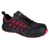 Portwest Compositelite Ogwen Low Cut Trainer S1P - Schwarz/rot (BKD)