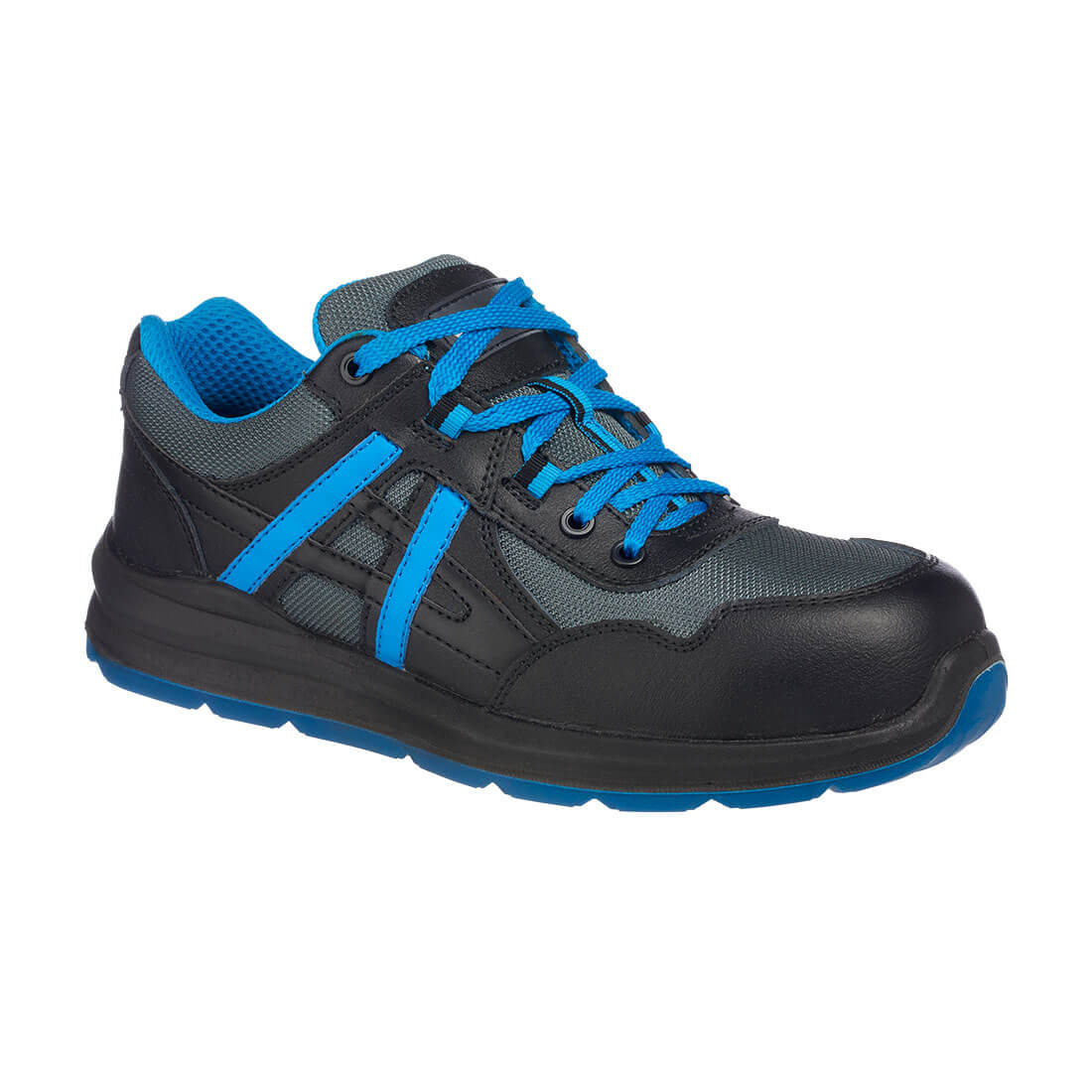 Portwest Compositelite Mersey Trainer S1P - Schwarz/Blau (BKB)