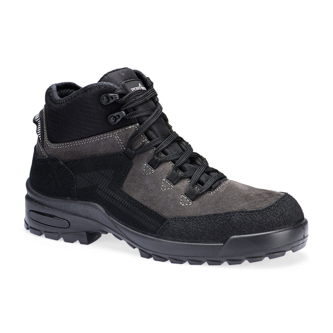 Stahl Wildleder-Stiefelette S3L CI FO SR - Schwarz/Grau (BGY)