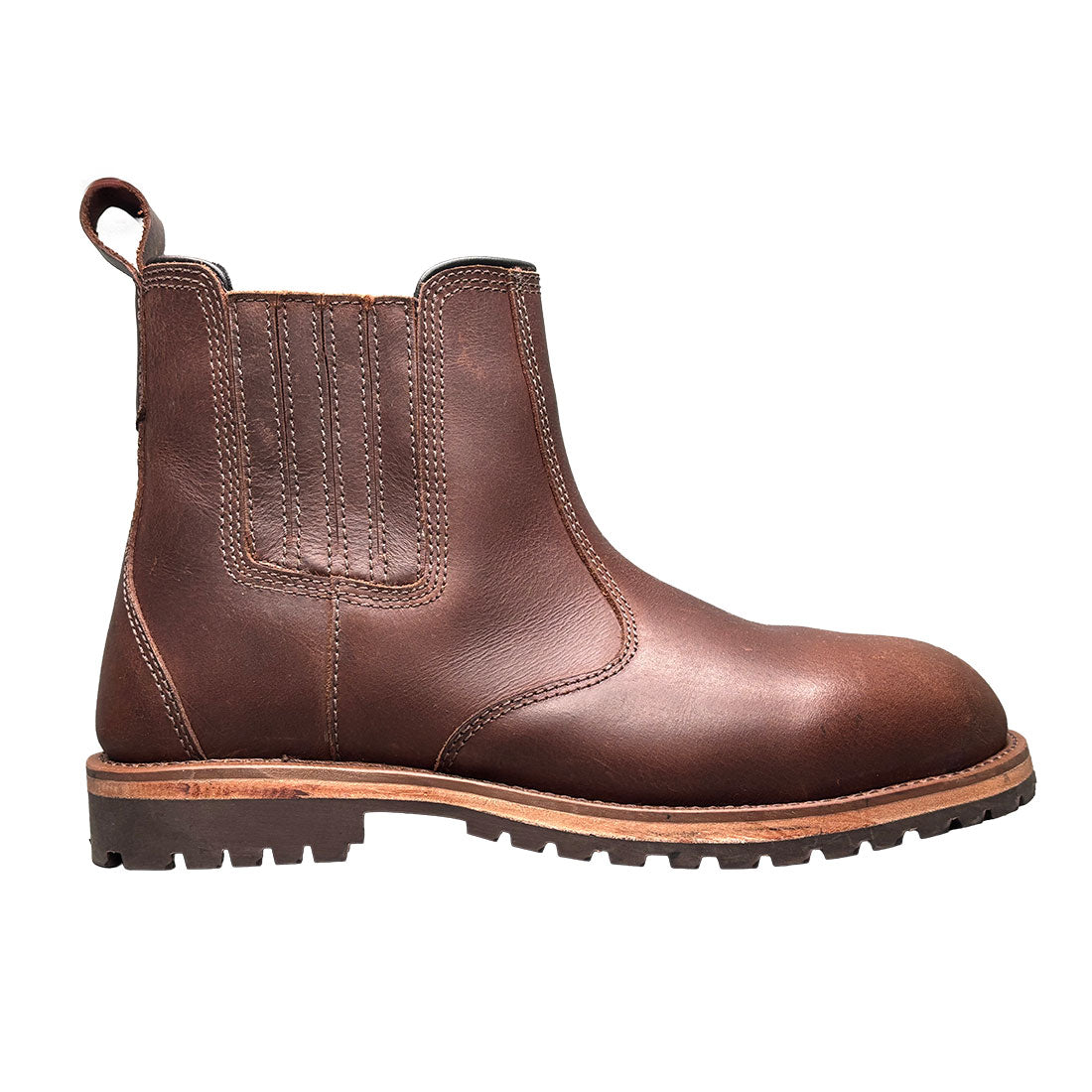 Leather Dealer Boot OB WR HRO - Braun (BRR)