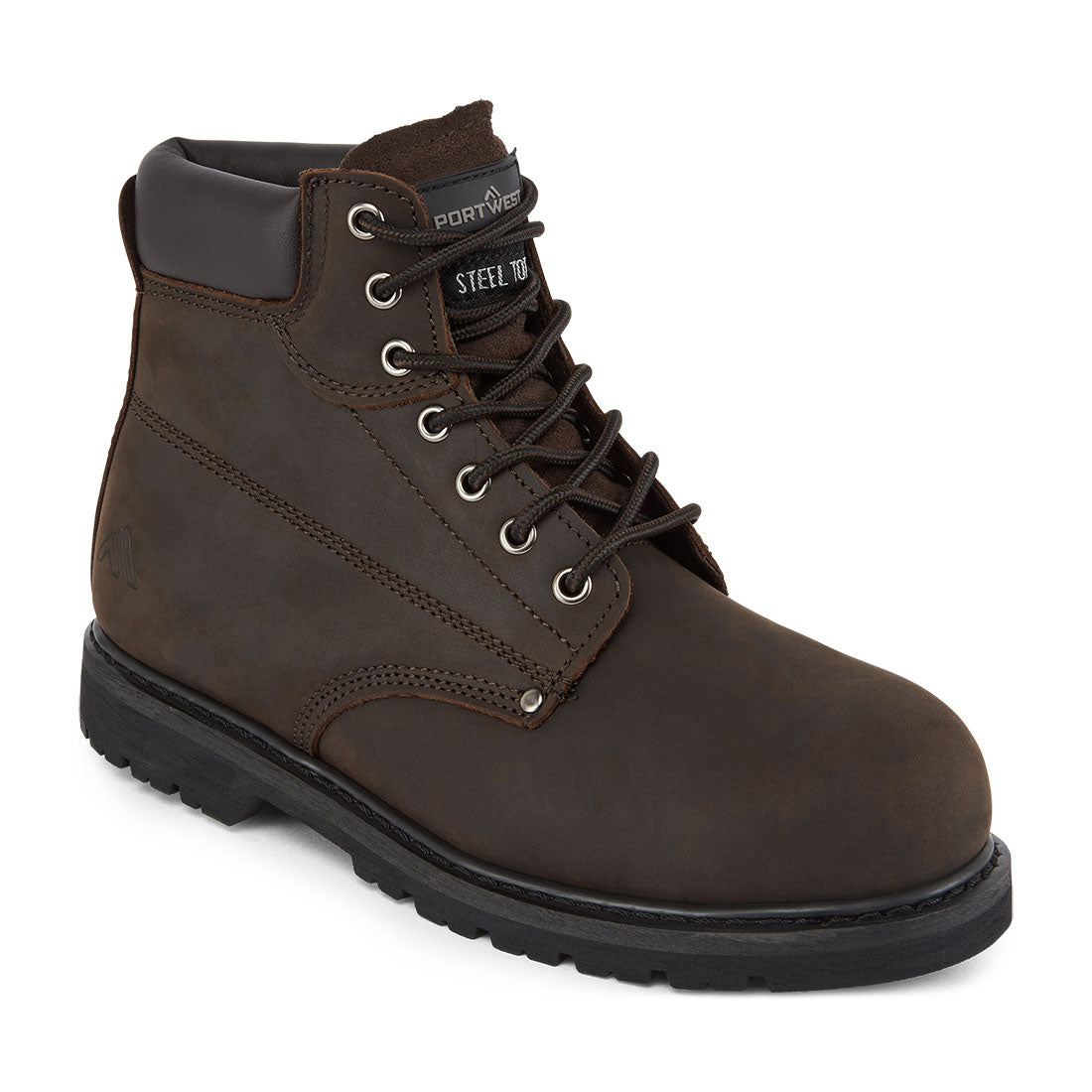 Steelite Rahmengenähter Sicherheitsschnürstiefel SB HRO - Braun (BRR)