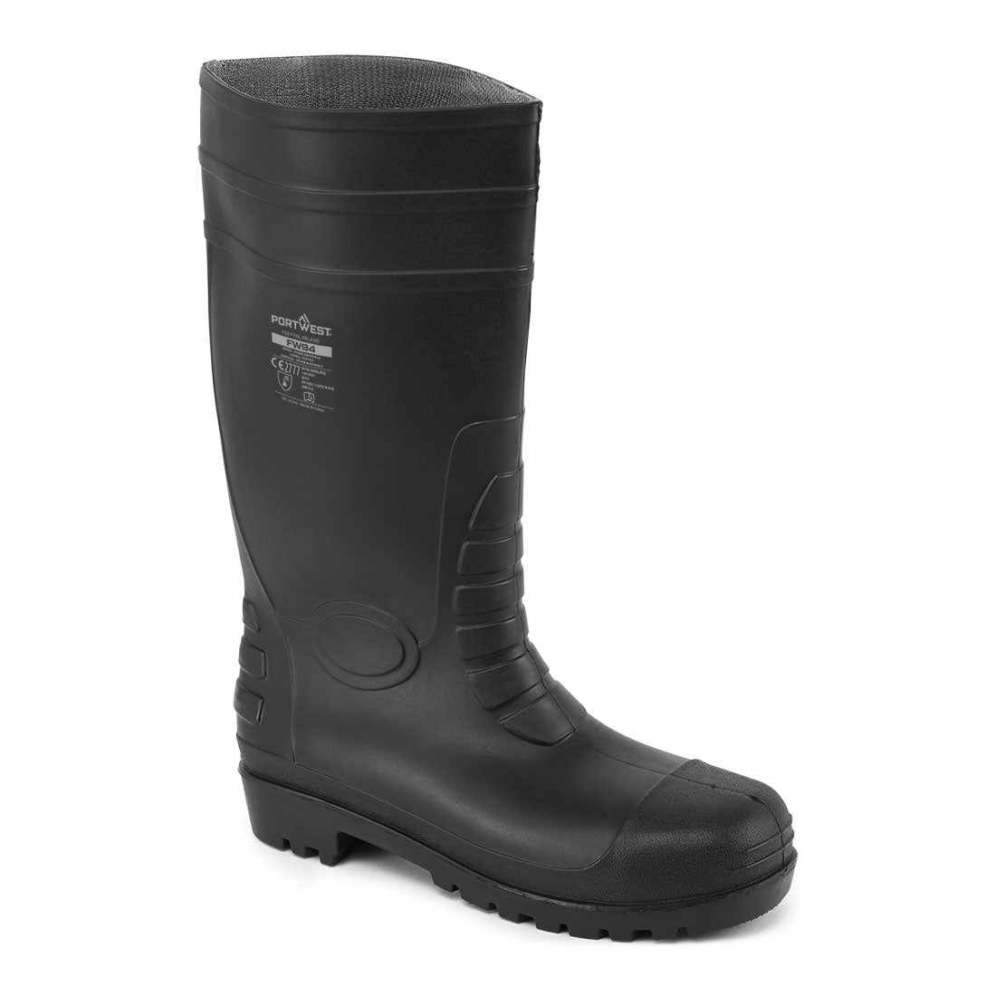 Klassik Sicherheitsgummistiefel S4 - Schwarz (BKR)