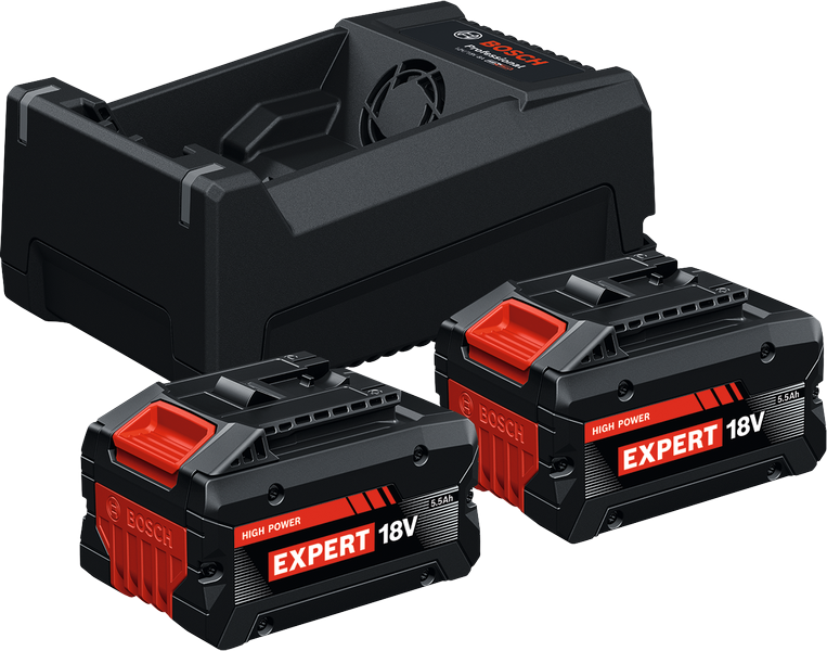 Bosch AKKU-SET EXPERT 2x EXBA18V-55 + GAL12V/18V-80 - MELTEC GmbH