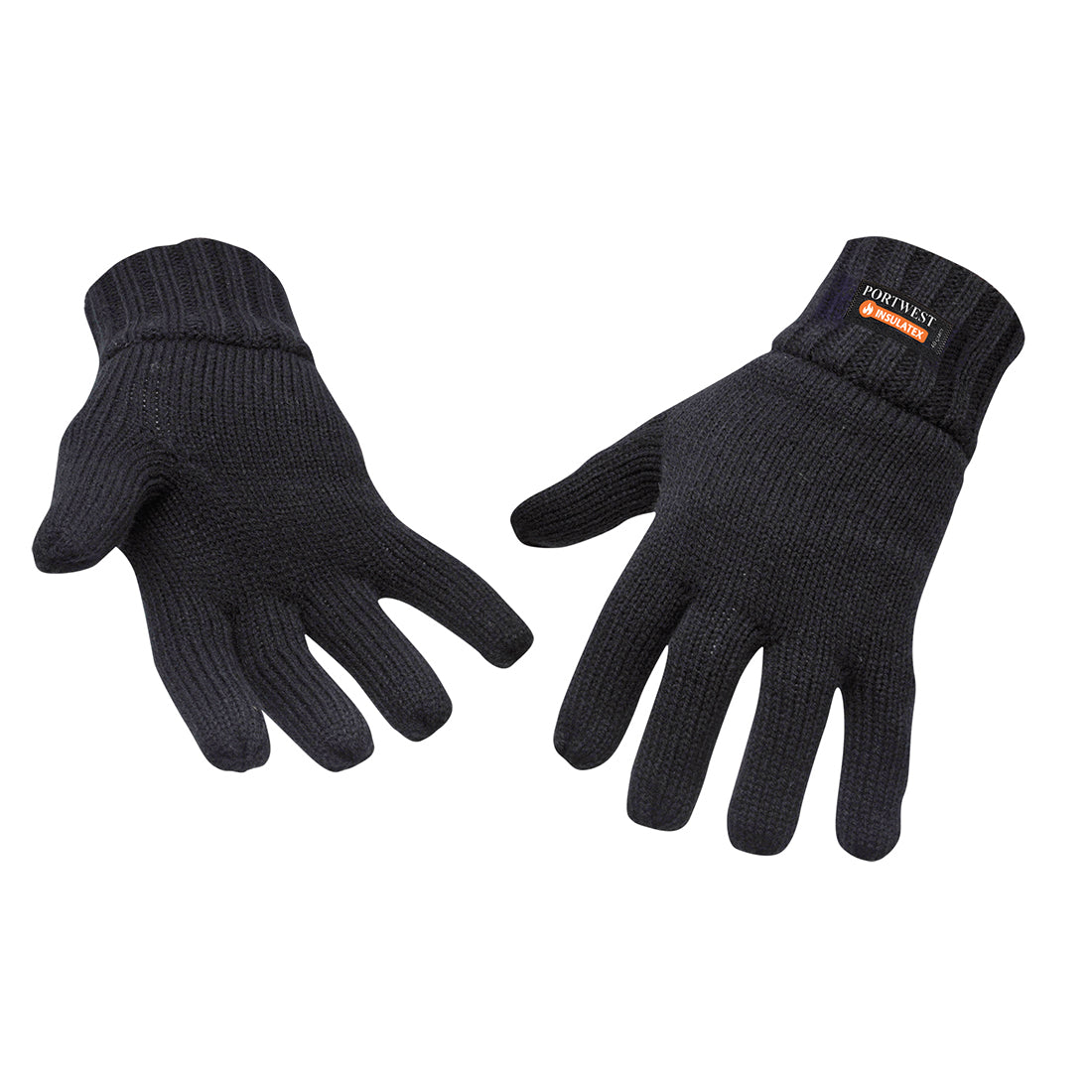 Isolierender Strickhandschuh - Schwarz (BKR)