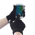 Touchscreen Strick-Handschuh - Schwarz (BKR)
