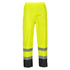 Hi-Vis Klassische Kontrast Regenhose - Gelb/Schwarz (YBR)