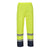 Hi-Vis Klassische Kontrast Regenhose - Gelb/Marine (YNR)