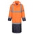 Hi-Vis Contrast Raincoat 122cm - Orange/Marine (ONR)