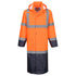 Hi-Vis Contrast Raincoat 122cm - Orange/Marine (ONR)