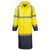 Hi-Vis Contrast Raincoat 122cm - Gelb/Marine (YNR)