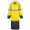 Hi-Vis Contrast Raincoat 122cm - Gelb/Marine (YNR)