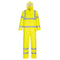 Hi-Vis Regenanzug leicht verstaubar - Gelb (YER)