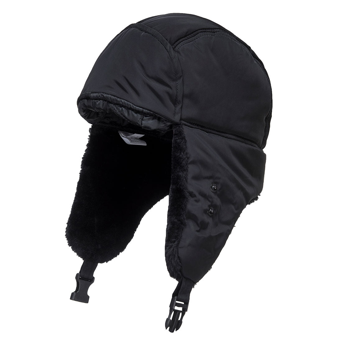 Winter Trapper Mütze - Schwarz (BKR)