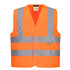 Junior Hi-Vis Weste mit Schulterreflexband - Orange (ORR)
