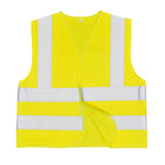 Junior Hi-Vis Weste mit Schulterreflexband - Gelb (YER)