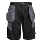 Granite Shorts mit Holstertaschen. - Schwarz/ZoomGrau (BZR)