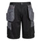 Granite Shorts mit Holstertaschen. - Schwarz/ZoomGrau (BZR)