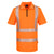 KX3 Sport Hi-Vis Polo Shirt mit Reißverschluss kurzarm - Orange (ORR)