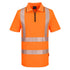 KX3 Sport Hi-Vis Polo Shirt mit Reißverschluss kurzarm - Orange (ORR)