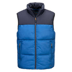 KX3 gefütterte Stepp- Winterweste - Quarz / Dunkelmarine (QDR)