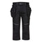 KX3 3/4 BUNDHOSE MIT HOLSTERTASCHEN - Schwarz (BKR)