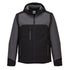 KX3 Softshelljacke mit Kapuze (3L) - Schwarz/Grau (BGY)