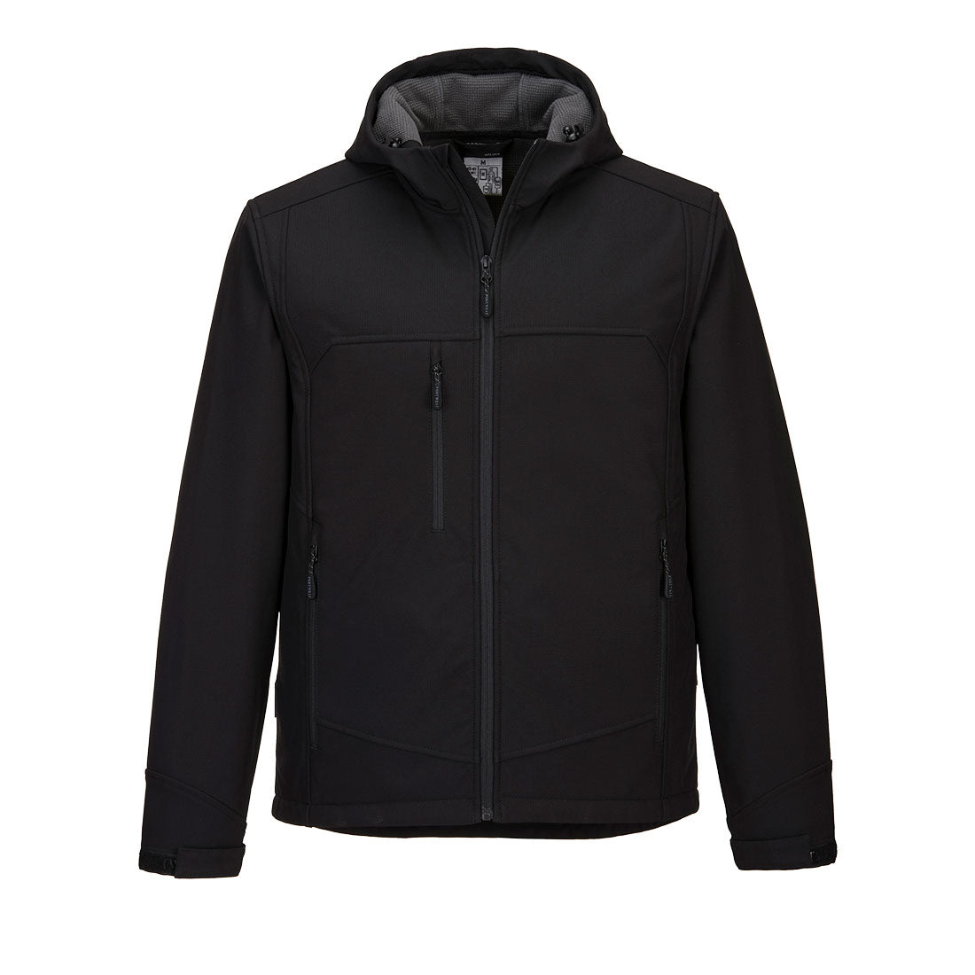 KX3 Softshelljacke mit Kapuze (3L) - Schwarz (BKR)