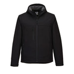 KX3 Softshelljacke mit Kapuze (3L) - Schwarz (BKR)