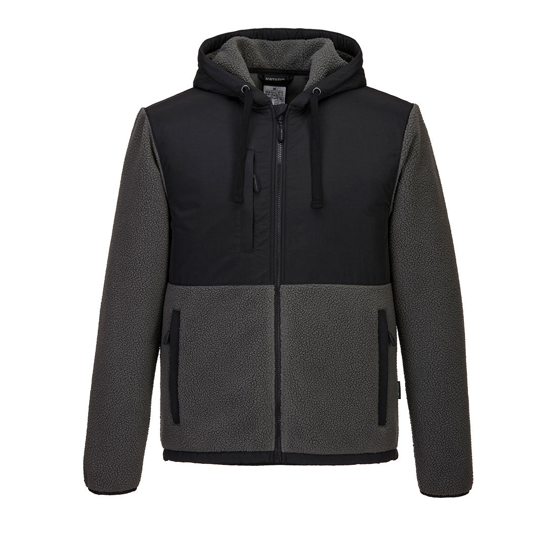 KX3 Borg Fleecejacke - Schwarz/Grau (BGY)