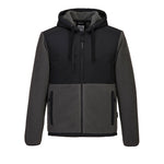 KX3 Borg Fleecejacke - Schwarz/Grau (BGY)