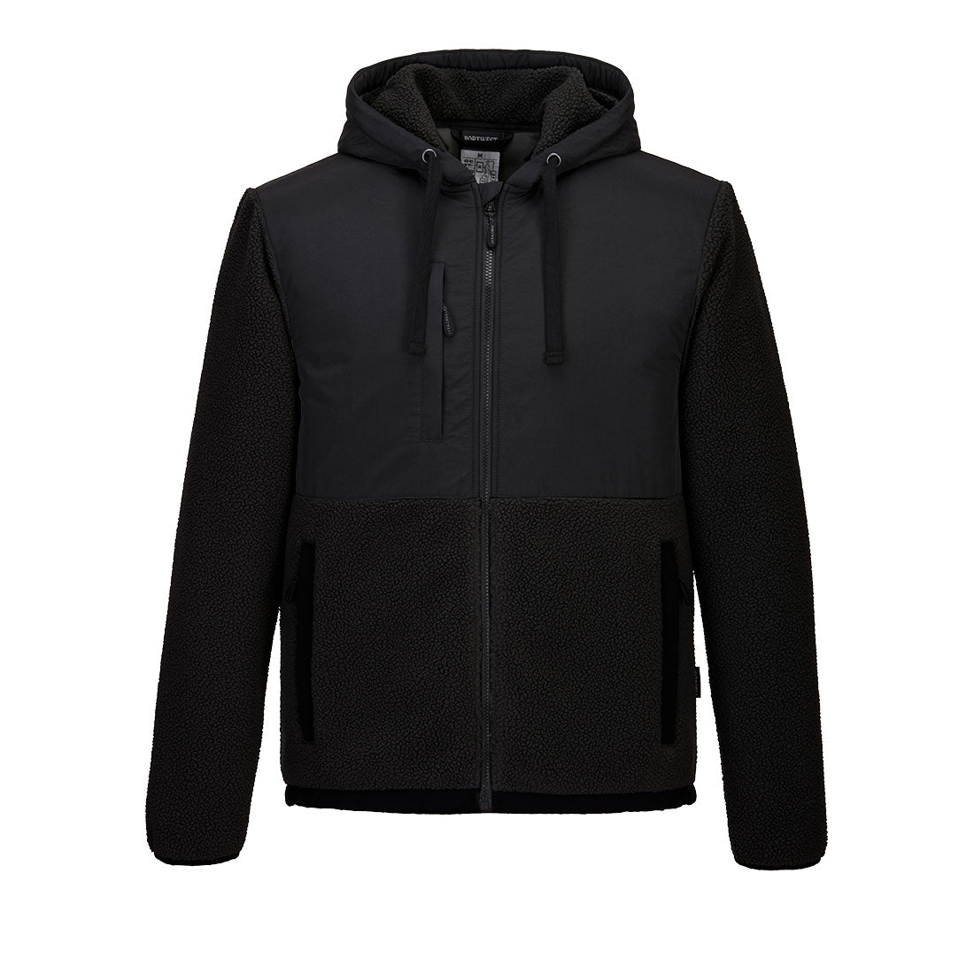 KX3 Borg Fleecejacke - Schwarz (BKR)