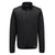 KX3 Texturiertes Sweatshirt mit 1/4 Reißverschluss - Schwarz (BKR)
