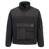 KX3 Fleecejacke mit 1/4 Reißverschluss - Schwarz (BKR)